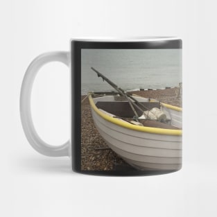 Beside the Seaside, Beside the Sea - Fishing Boats on the Beach Mug